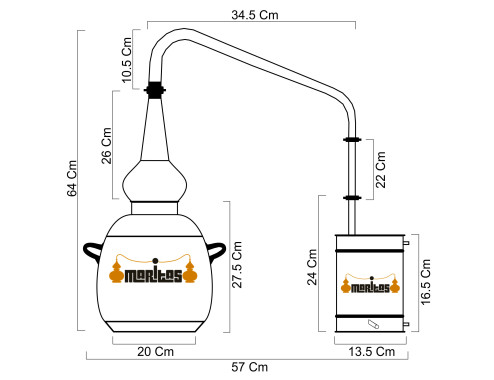 Alambique whisky 5 litros COMPLETO ELÉCTRICO